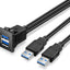 Cable USB3.0 1M para automóvil barco motocicleta 3pies