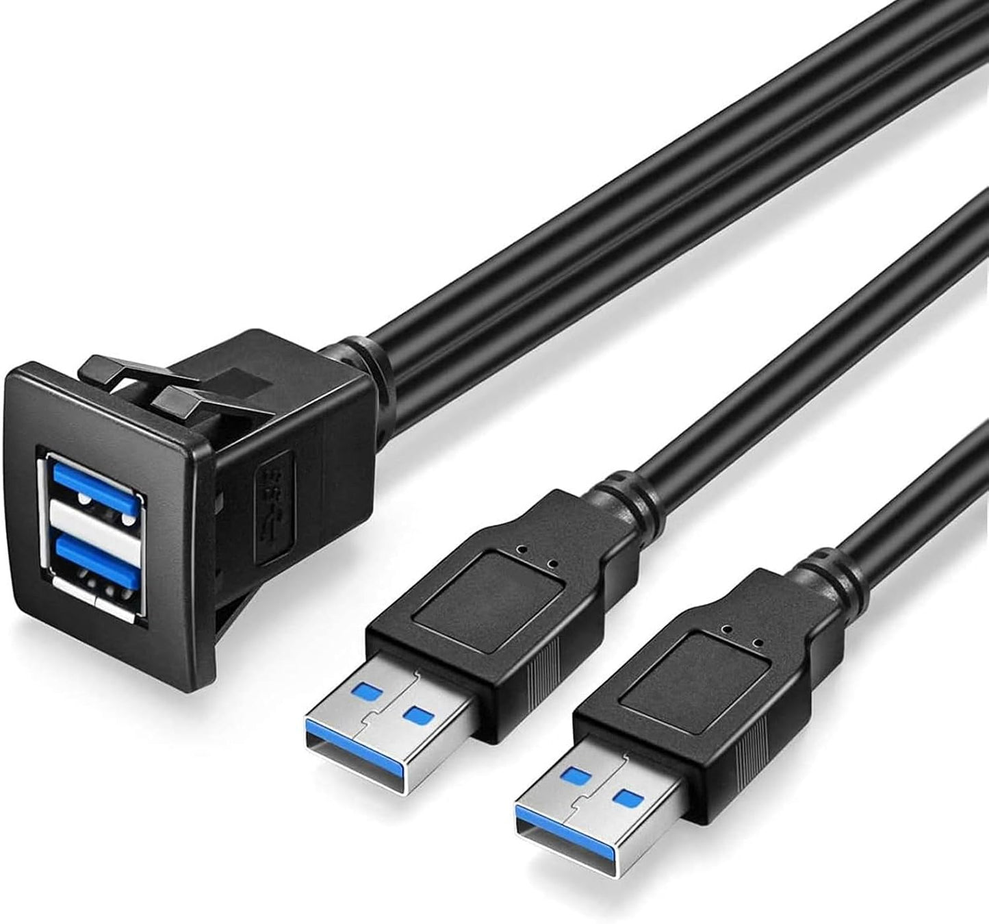 Cable USB3.0 1M para automóvil barco motocicleta 3pies