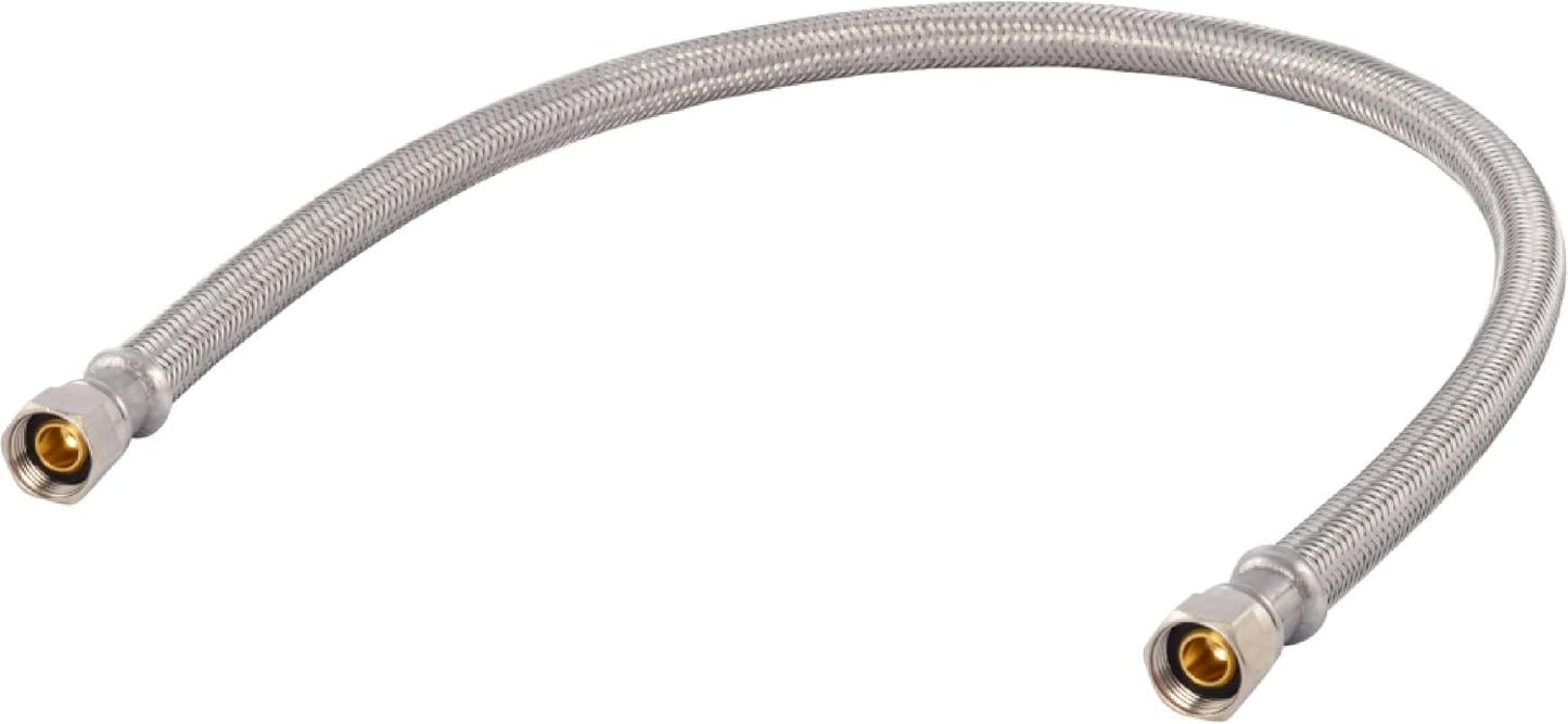 Conector grifo flexible 24pulg comp 3/8x3/8 acero inox