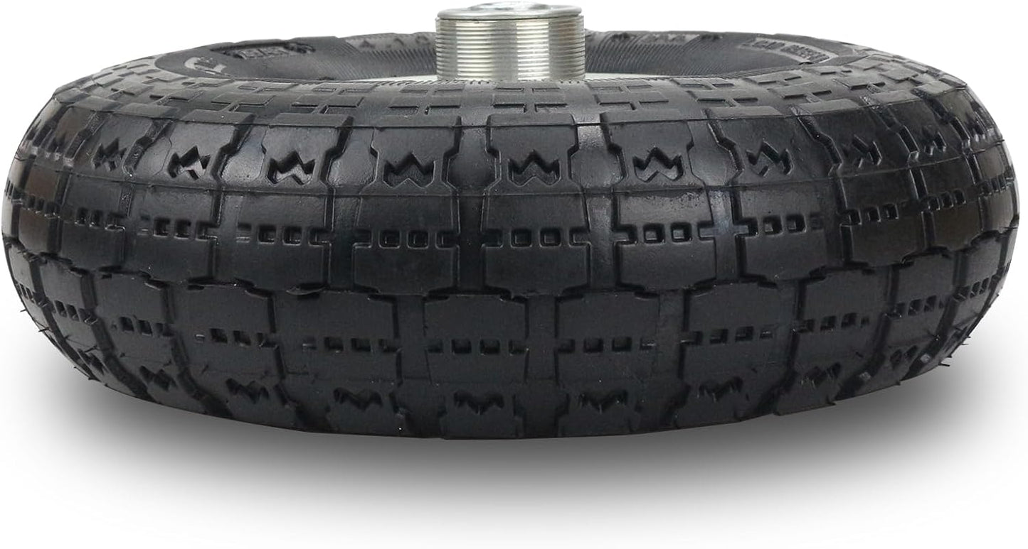 Rueda Neumática 10pulg 4.10/3.50-4 Carrito Jardín