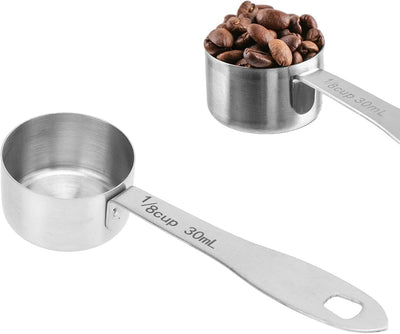 Cuchara medidora acero inox 1.0oz para café azúcar