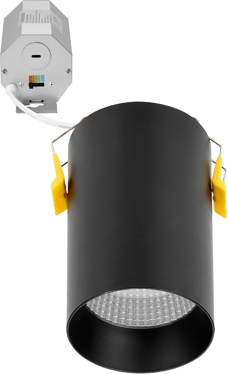 Foco Led Cilíndrico 3pulg Negro 900lm 5CCT Regulable