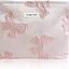 Bolsa maquillaje mujer con cremallera lazo rosa grande