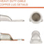 10 Pzas Lengüetas Anillo Cobre Estañado 4 AWG-3/8 M10
