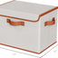 Cajas almacenamiento tela resistente 17" 10gal set 3