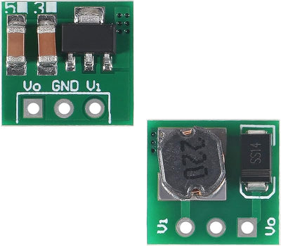 Convertidor voltaje 0.9-5v a 5v 10 pzas