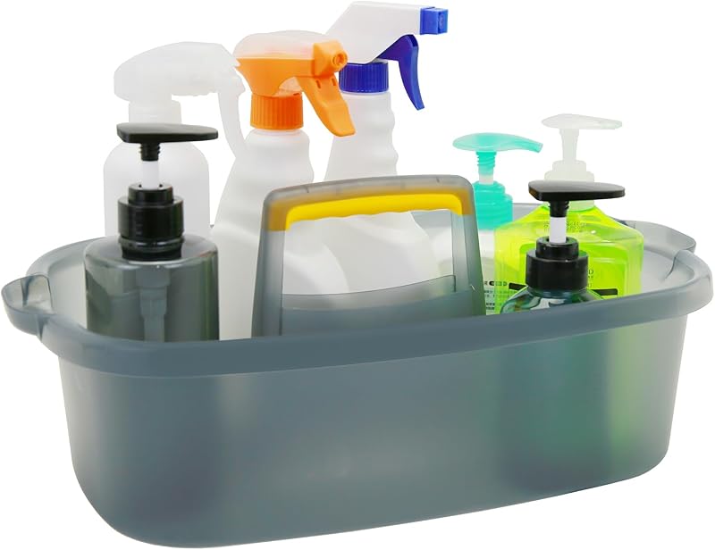 Organizador limpieza multiusos con asa para ducha y fregadero