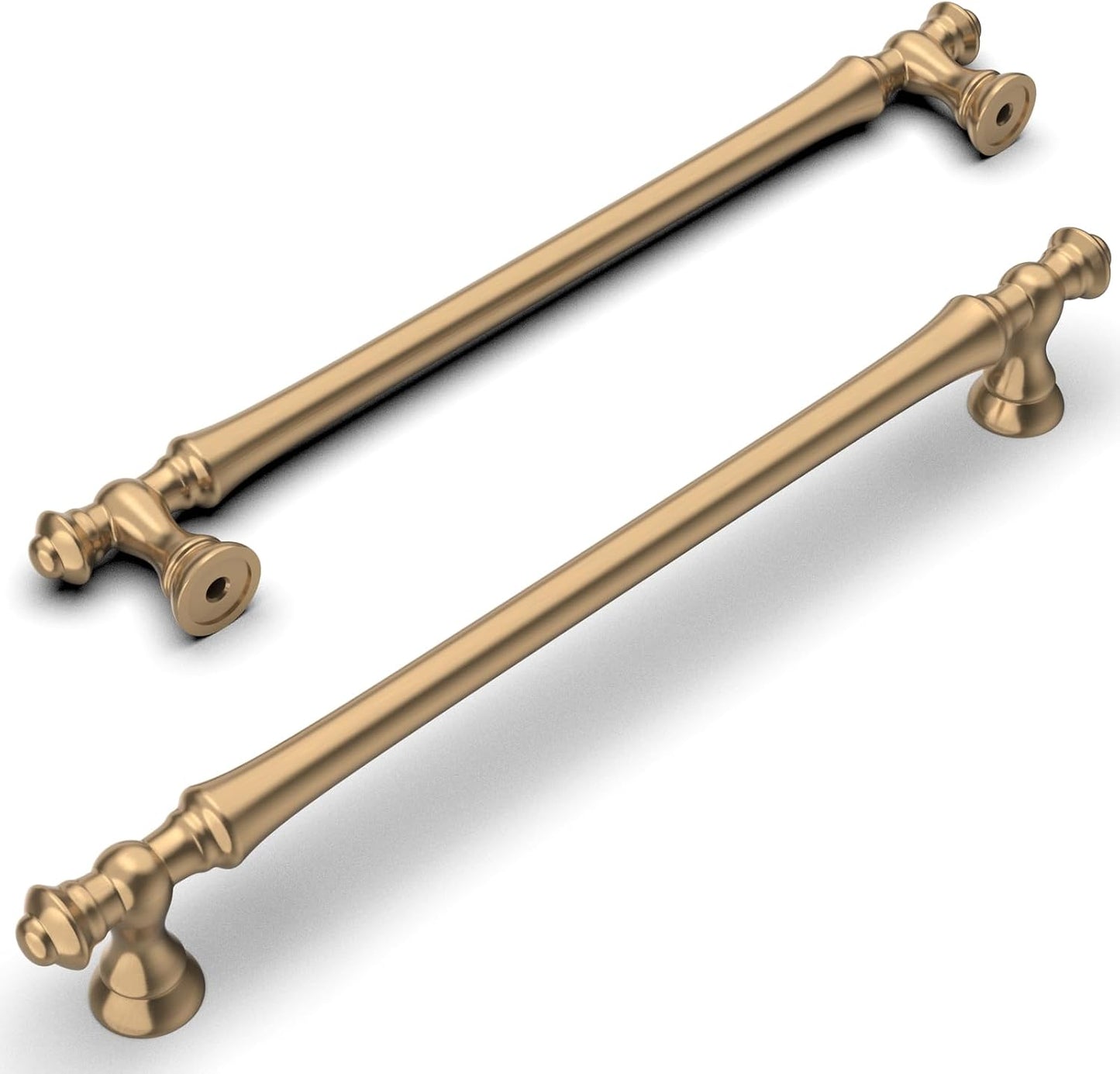 10 Pzas Tiradores Gabinete Bronce Champagne 10pulg