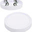 Soportes plantas 10pulg con ruedas ocultas set 2 blancas