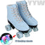 Patines cuero sintético estampado leopardo funky