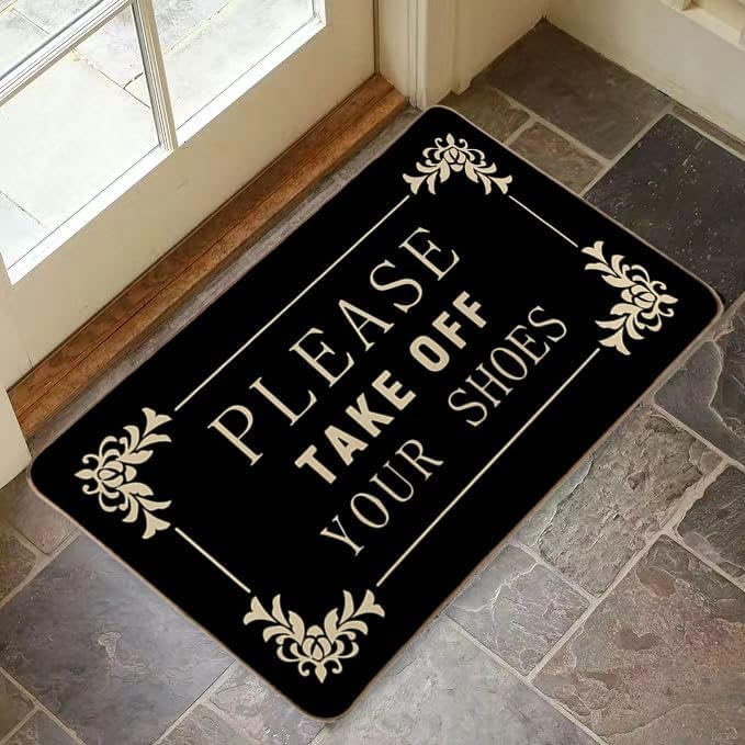 Tapete puerta 17x29" antiderrap negro