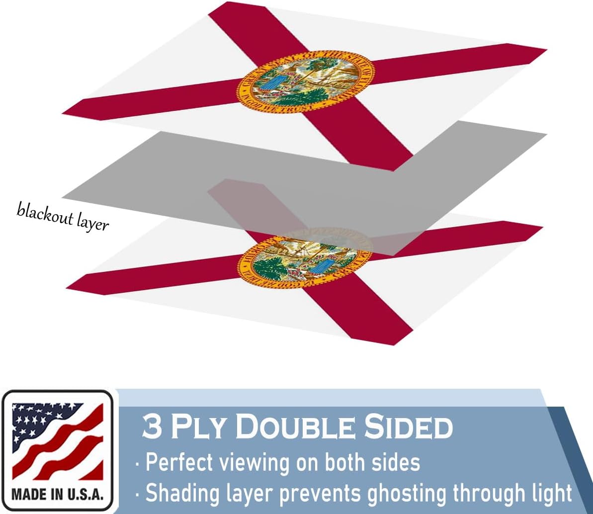 Bandera Florida 3x5ft doble cara colores vibrantes