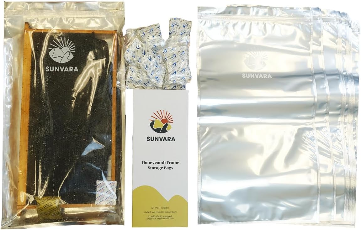 Bolsas reutiliz. para colmena de abejas 10 pzas