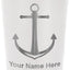 Vaso térmico 16oz ancla barco grabado blanco