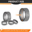 50 Pzas Anillo PEX Cobre 1" Superficie Oxidada Negro