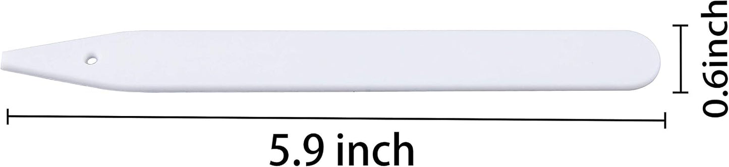 Marcadores plantas 6pulg blanco 100uds