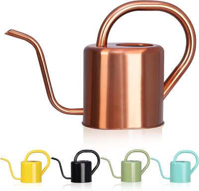 Regadera acero inox 1L pico largo mango resistente