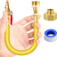 Kit winterización RV adaptador 12" válvula conexión rápida