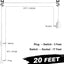 Cable luz colgante 20ft con enchufe E26 interruptor
