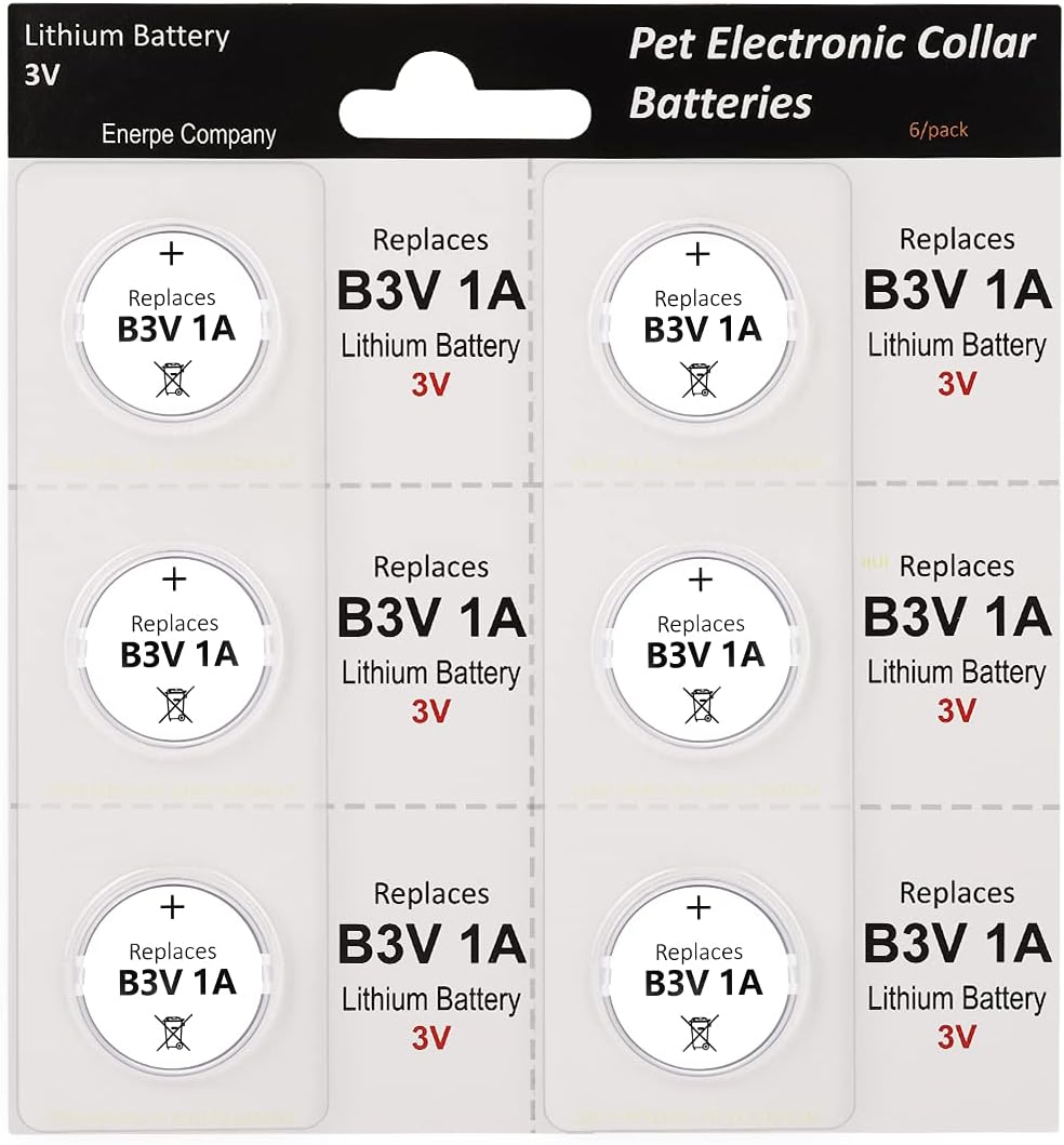 Batería repuesto alta capacidad para collares MS-4 y MS-5 set 6