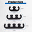 Kit 12 Separadores Cables Bujías Negro