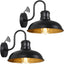 2 Luces Pared Cuello Cisne Impermeable Estilo Granja