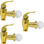 3 Pzas Grifo Dispensador Bebidas Dorado