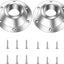 2 Pzas Base Mesa Aluminio RV Soporte Piso 6 Orificios