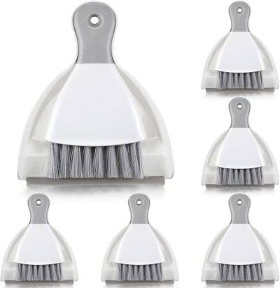 Set 6 recogedor cepillo escoba bandeja polvo coche cocina