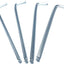 Set 4 llaves Allen 1/4 pulg con brazo largo forma L
