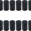 12 Pzas Separadores Vidrio Acero Inox 3/4x1-1/5 Negro