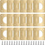 18 Pzas Protector Agujero Pájaros 1 1/8" Metal