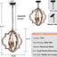 Candelabro 4 luces madera campo francés color dorado