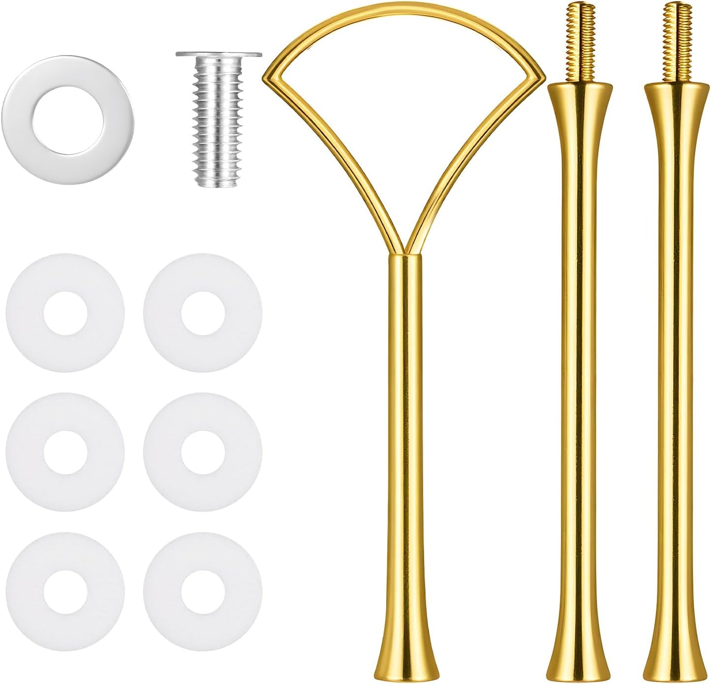 Soporte tartas 3 niveles metal accesorios mango