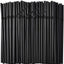 Pajitas plástico flexibles 8.27pulg 1000uds negro