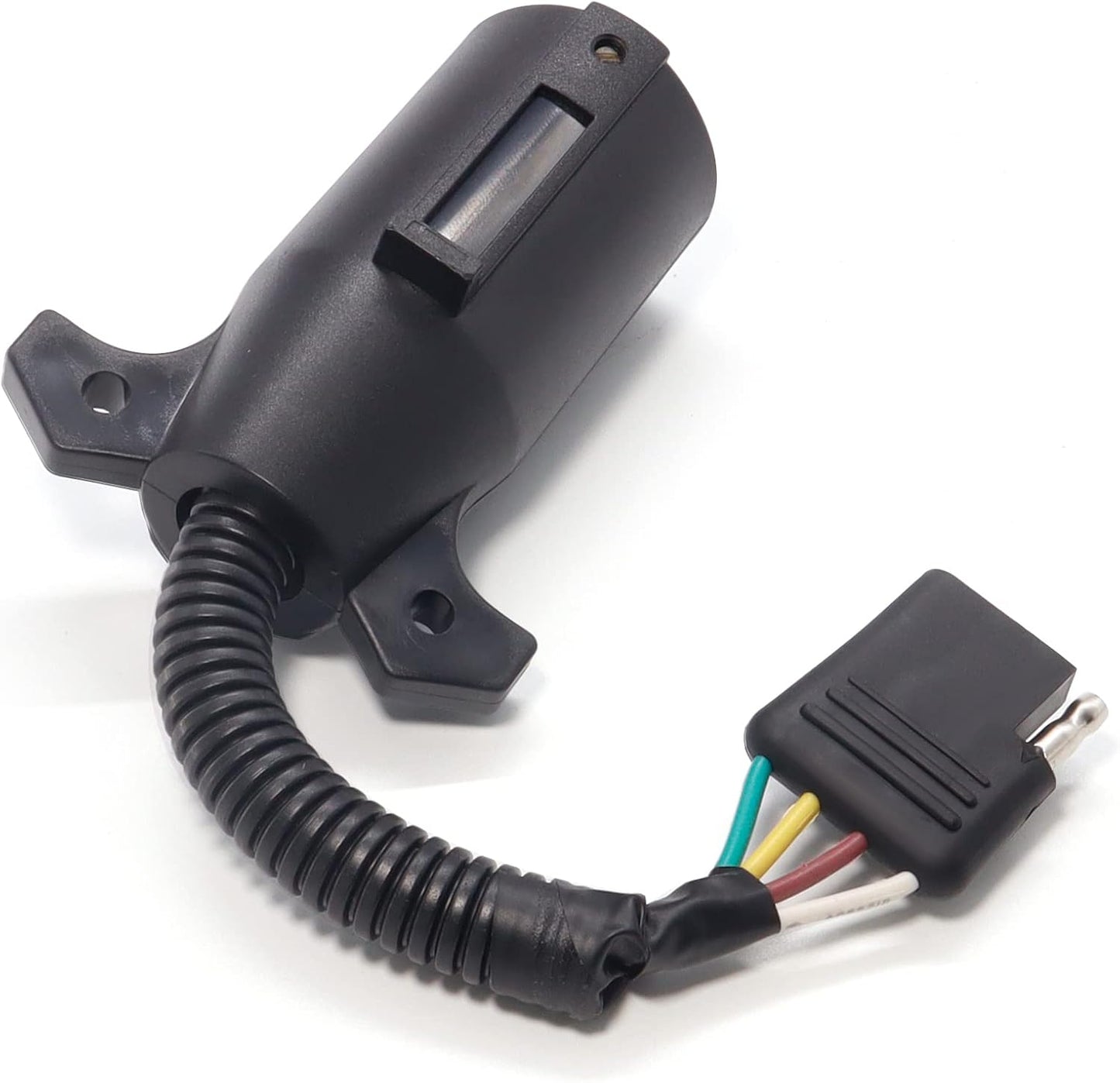 Adaptador 7 vías a 4 pines para remolque luz cubierta polvo