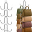 Perchero plegable para bolso con 10 ganchos grandes