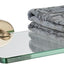 Estante ducha vidrio templado 24x5" acero inox bronce