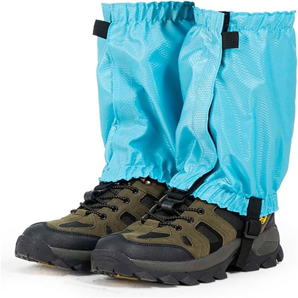 Gaiters ajustables impermeables para caminar esquiar