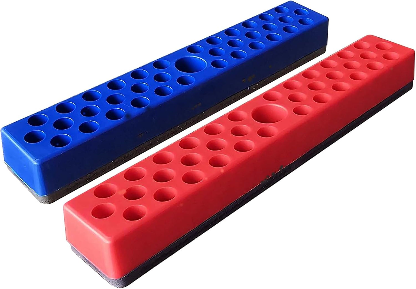 Organiz. magnético brocas hex 1/4pulg 74 agujeros