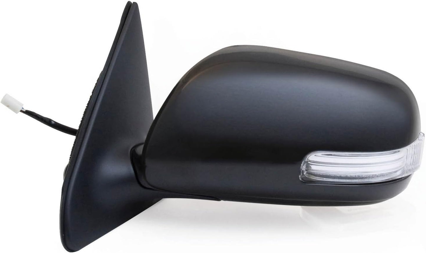 Espejo lateral conductor Scion XD señal giro negro plegable