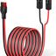 Kit conector cable solar cobre estañado 10awg 6pies