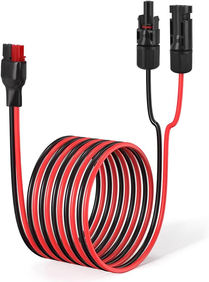 Kit conector cable solar cobre estañado 10awg 6pies