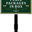 Letrero pack aluminio 12x8" ajustable patio