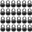 Cerradura combinación negro 2pulg 24 unidades