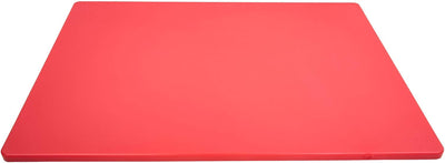 Tabla cortar plástico NSF 24x18pulg roja