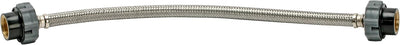 Conector grifo acero inox 3/8x1/2 pulg 16pulg set 2