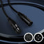 Cable DMX 25ft pack 4 XLR macho a hembra 3 pines