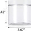 Tarro PET transparente 16oz sin BPA recargable 8 Pzas
