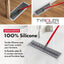 Trapeador microfibra aluminio 2 almohadillas gris oscuro
